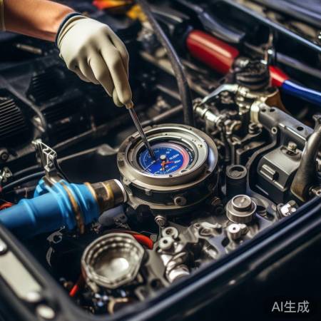 拆水温表，小心操作