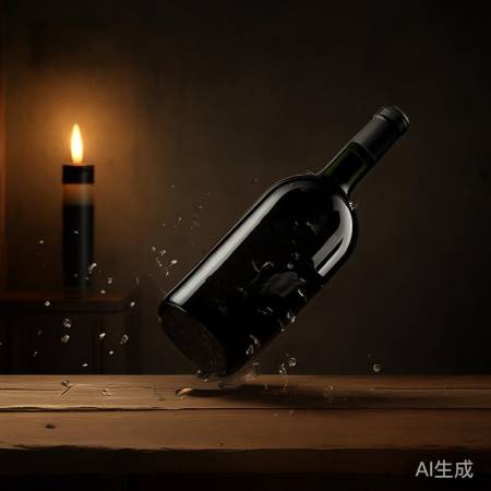 红酒瓶斜放防氧化