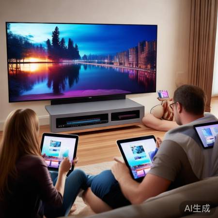 客厅电视屏幕换色新趋势，打造个性化家居体验