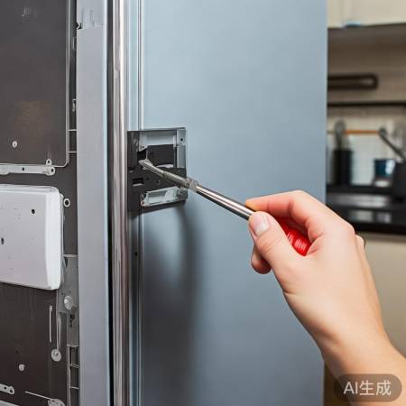 逐个拆冰箱背板螺丝