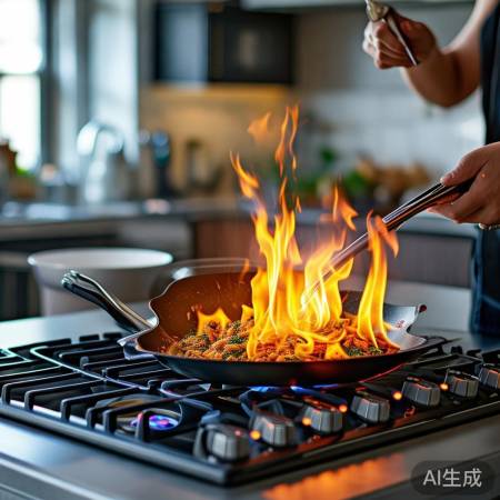 TCL燃气灶火力强劲，做饭快