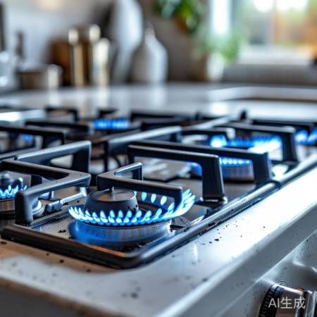 燃气灶清洁，火焰更旺