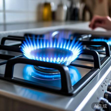 燃气灶火焰调整提示