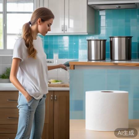 保持清洁，选无香纸巾