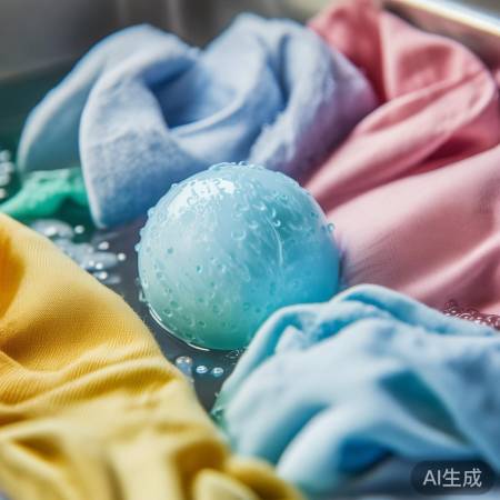 波轮洗衣机清洗球：高效去污，轻松洗净衣物