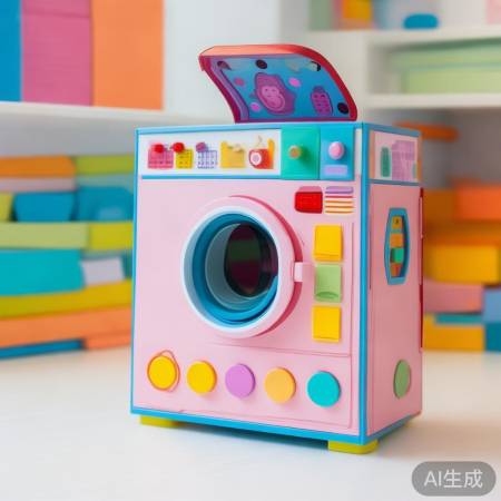 DIY玩具洗衣机教程，创意无限