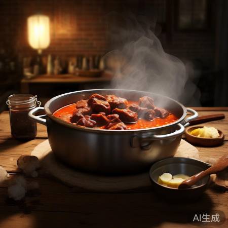 红烧羊肉，香浓炖煮