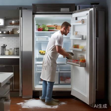美的冰箱除冰技巧，轻松应对冬季冰堵困扰