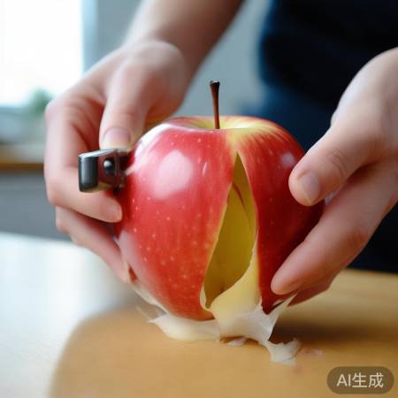 拜托了冰箱，一起轻松削苹果小技巧
