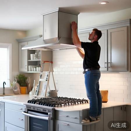 油烟机安装要点：位置、高度、牢