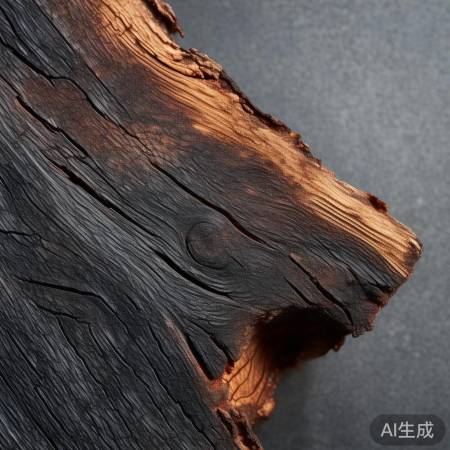 “密度大、水分低木头易碳化”