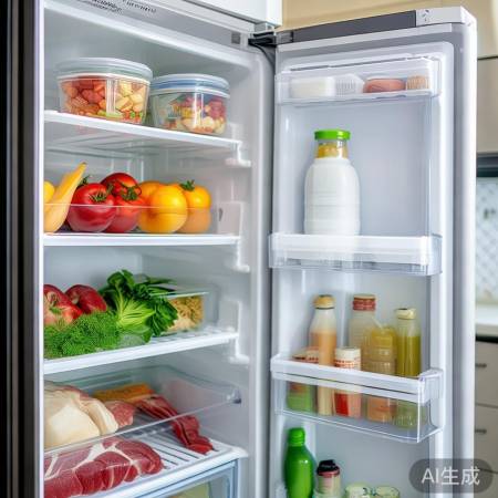 冰箱锁不能替代个人卫生，分类储