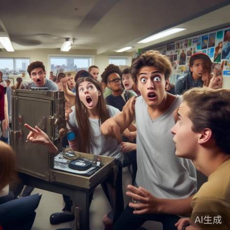 小王险些误放保险柜