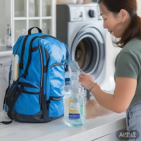书包洗衣机洗法选宜谨慎