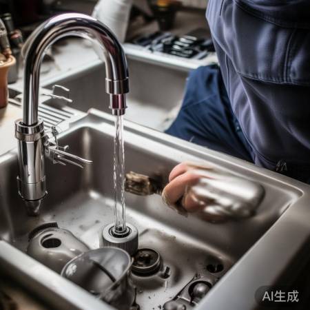 安装龙头，耐心细心