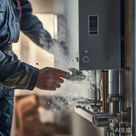 壁挂炉放气，保热效。