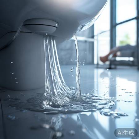 智能马桶自动循环冲水，高效节水体验