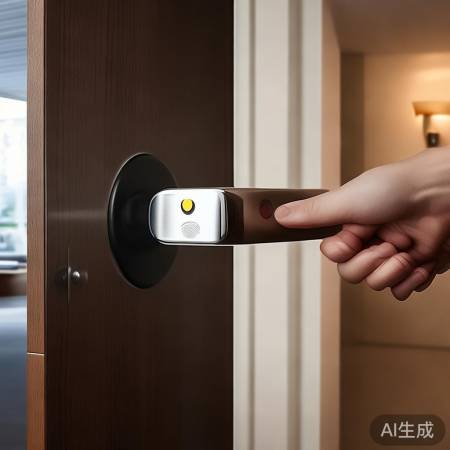 “小米指纹锁，安全又快捷”