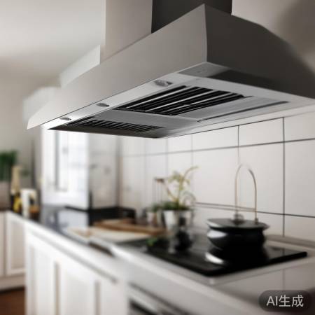 分体灶排烟口，大小适中