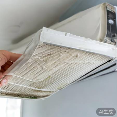 清洗空调滤网，保证空气清新