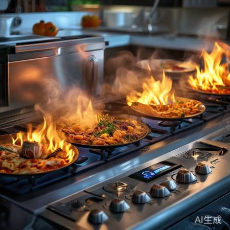 燃气灶火力猛，炒菜快又省心