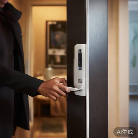 “指纹锁快速解锁，告别钥匙烦恼