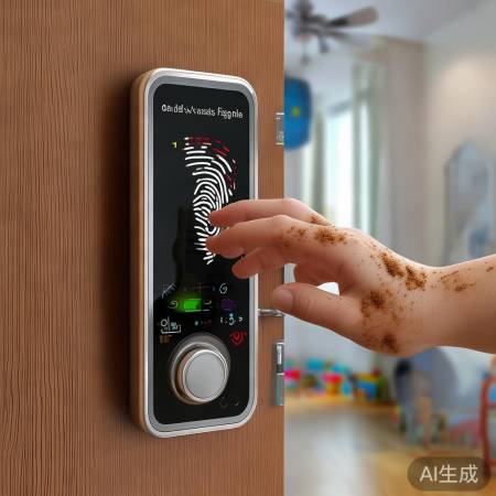 高科技指纹锁，儿童小手神器