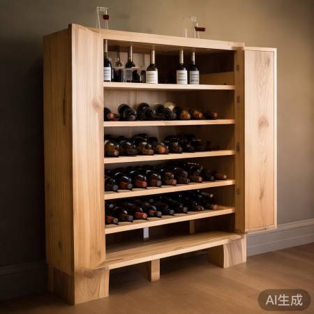 现代家居必备：创意红酒酒柜设计效果图赏析