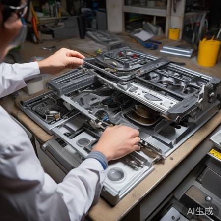 集成灶部件组装