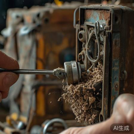 清理或更换锁芯