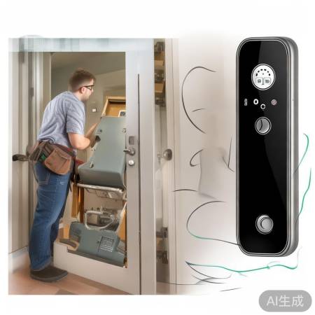 换指纹锁扩孔教程：轻松升级旧锁，一步到位！