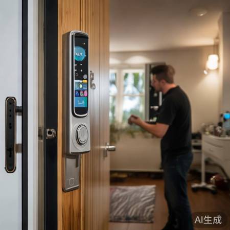 老旧指纹锁升级换代