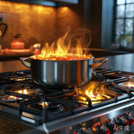帝王燃气灶287：高效节能，安全稳定的厨房好帮手