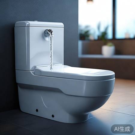 带水箱马桶，冲水快如SPA