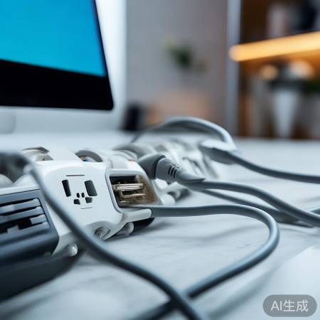 电源插头接触不良,无显示