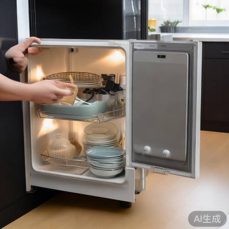 大碟子消毒柜，操作简便