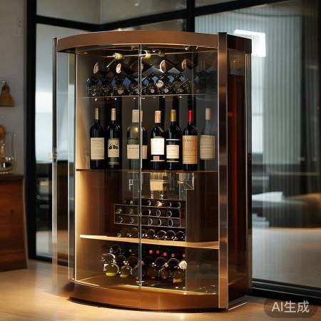 酒柜款式多样，通风保品质