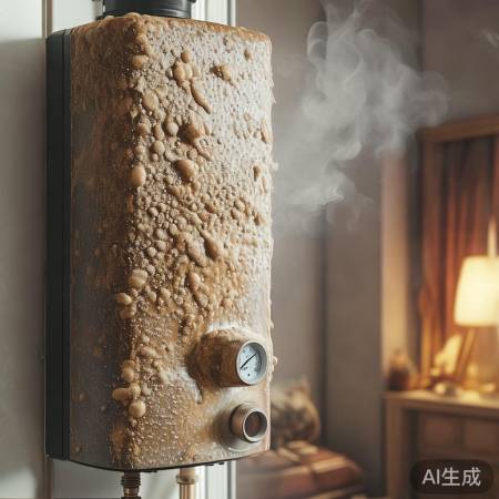 壁挂炉水垢致压力上升