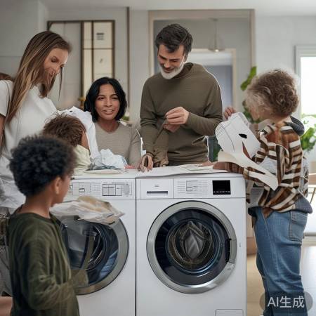 选洗衣机看容量与品牌