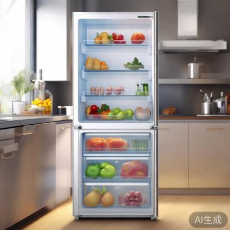 海尔185L冰箱，小巧布局合理