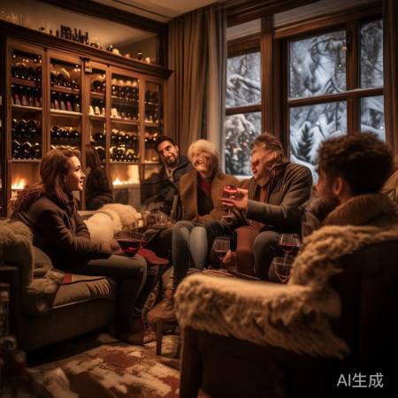 冬季红酒，氛围美