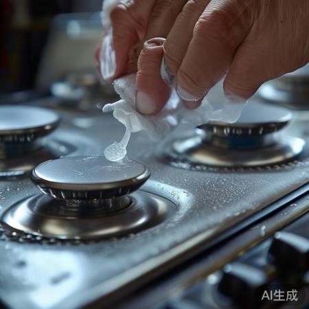 集成灶内部酒精清洁