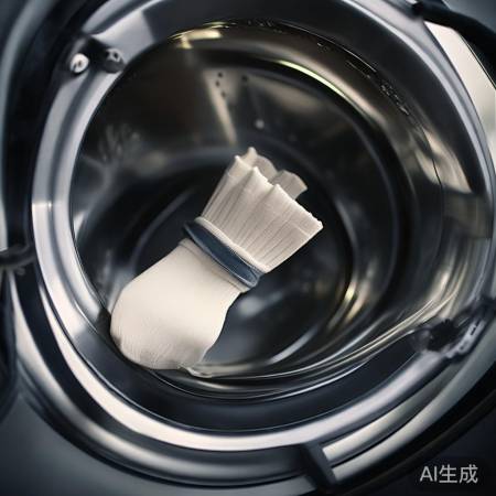 洗衣机洗袜子巧用小饰品，告别脏乱，清新每一天