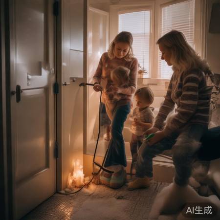 洗澡安全：电源紧固，家人陪伴