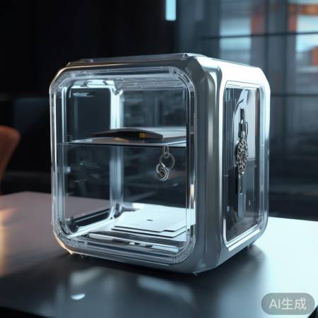 桌面保险柜全透明设计，安全与透明并存