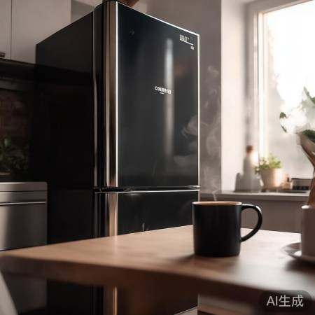 容声风冷冰箱，黑色高端美！