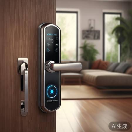 智能锁新选择：字母门指纹锁家用，安全便捷一步到位