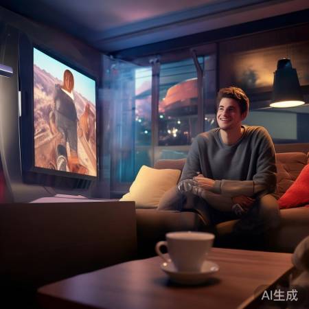 “为儿子准备透明电视，享家庭影