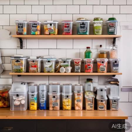 厨房收纳,整齐美观