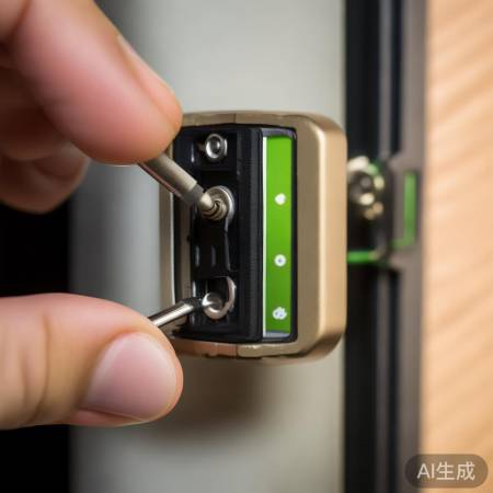 国保指纹锁电池更换教程